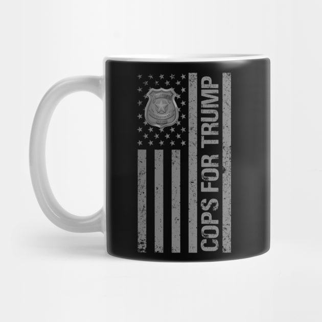 cops for trump us flag police badge design by zrika